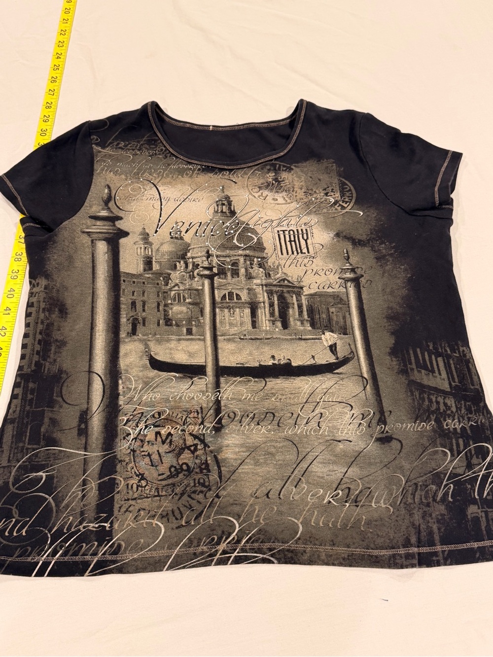 Classic Venice Graphic Tee - Black/Grey